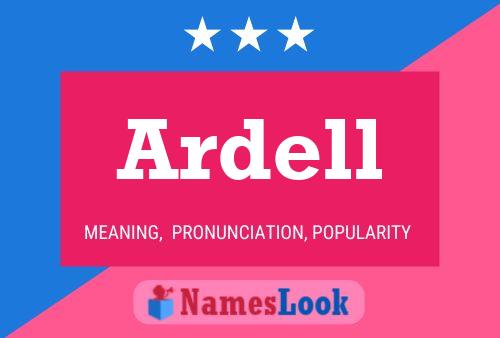 Ardell Namensposter