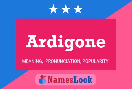 Ardigone Namensposter