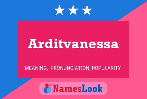 Arditvanessa Namensposter