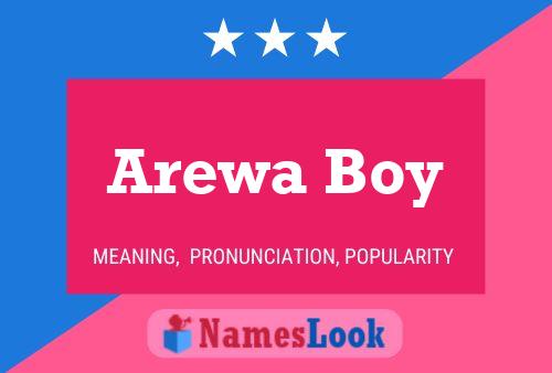 Arewa Boy Namensposter