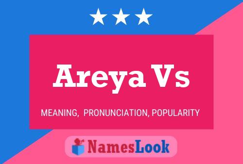 Areya Vs Namensposter