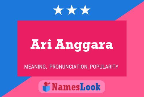 Ari Anggara Namensposter