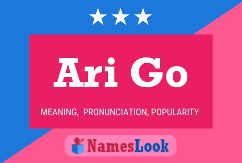 Ari Go Namensposter