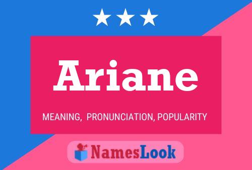 Ariane Namensposter