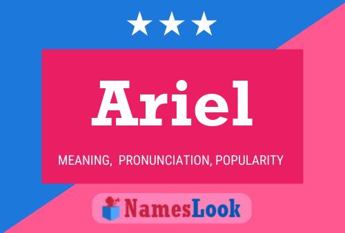 Ariel Namensposter