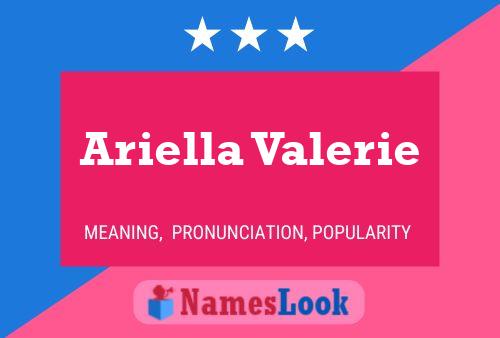 Ariella Valerie Namensposter