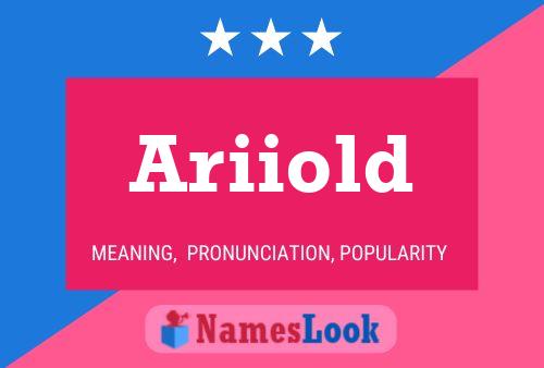 Ariiold Namensposter