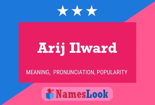 Arij Ilward Namensposter