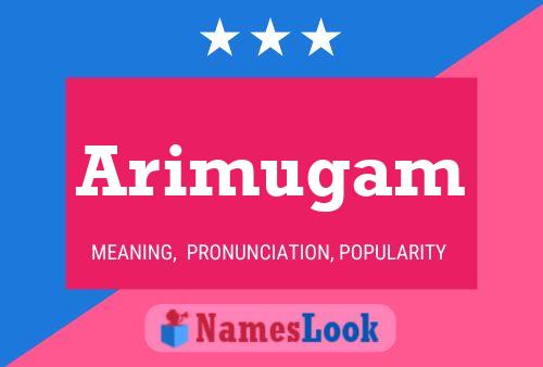 Arimugam Namensposter