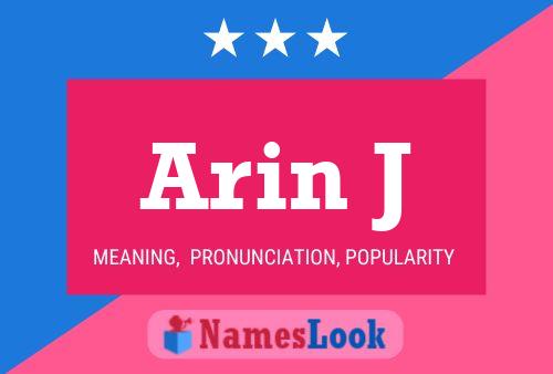 Arin J Namensposter