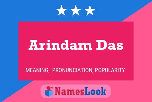 Arindam Das Namensposter