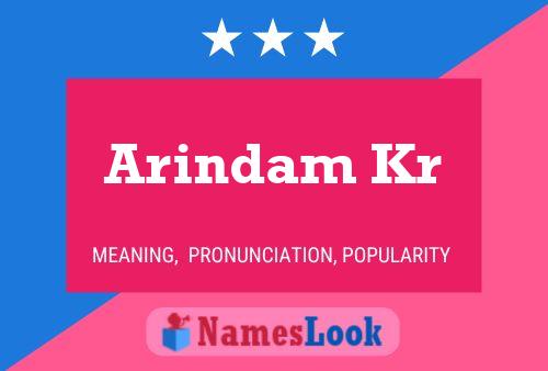 Arindam Kr Namensposter