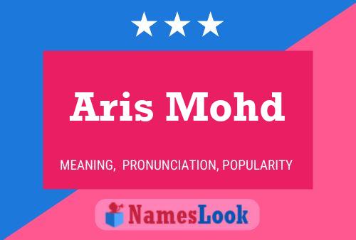 Aris Mohd Namensposter