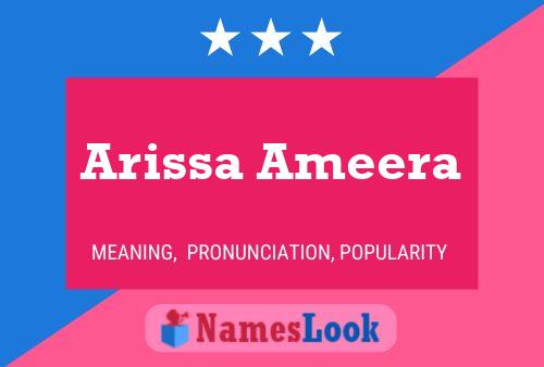 Arissa Ameera Namensposter