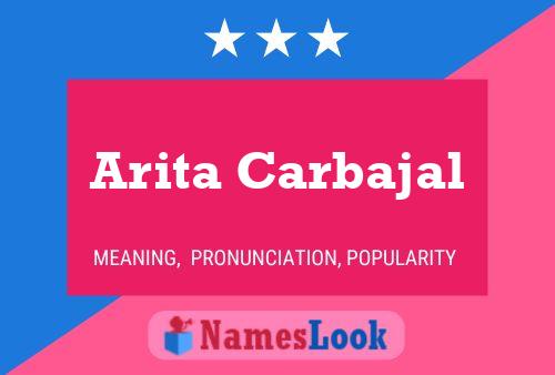 Arita Carbajal Namensposter