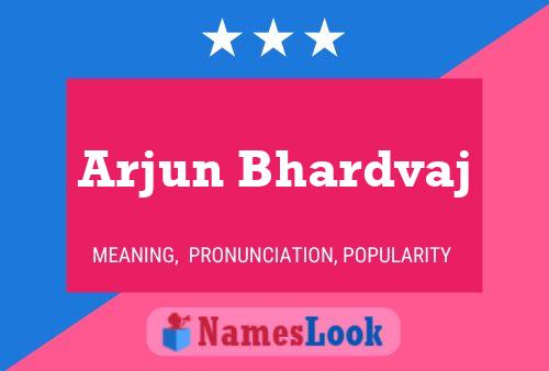 Arjun Bhardvaj Namensposter