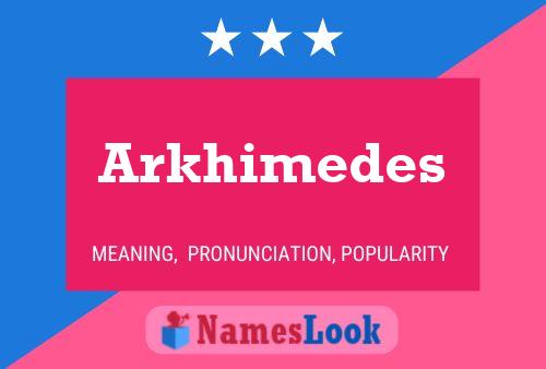 Arkhimedes Namensposter