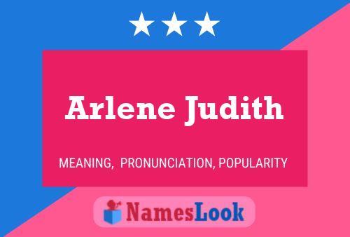 Arlene Judith Namensposter