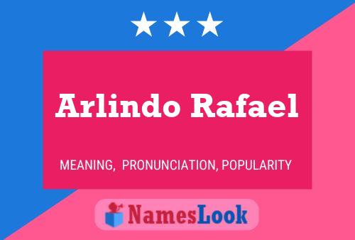 Arlindo Rafael Namensposter