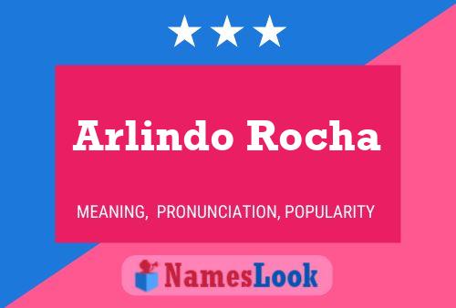 Arlindo Rocha Namensposter