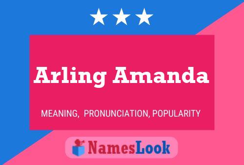 Arling Amanda Namensposter