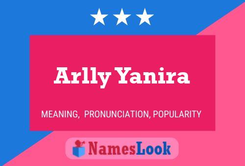 Arlly Yanira Namensposter