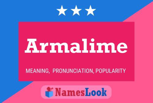 Armalime Namensposter