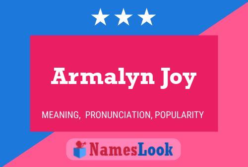 Armalyn Joy Namensposter