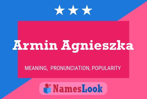 Armin Agnieszka Namensposter