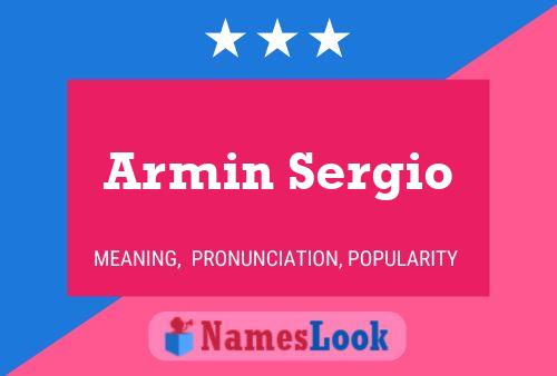 Armin Sergio Namensposter