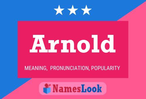 Arnold Namensposter