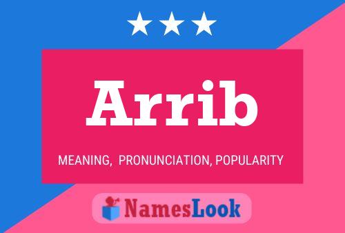 Arrib Namensposter