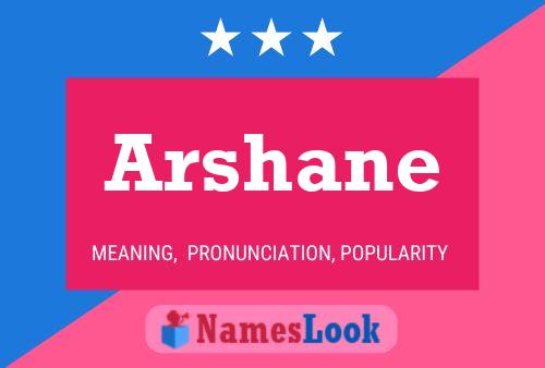 Arshane Namensposter