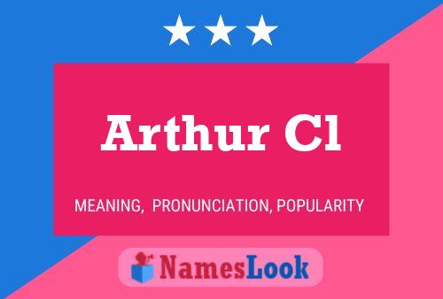 Arthur Cl Namensposter