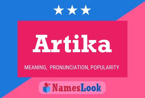 Artika Namensposter