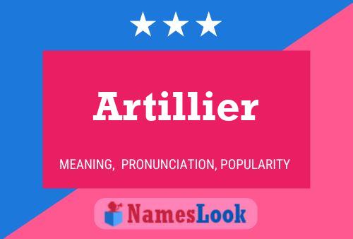 Artillier Namensposter