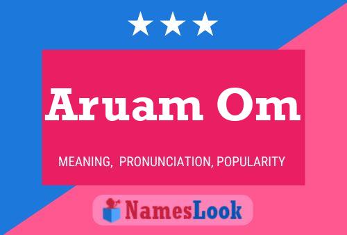 Aruam Om Namensposter