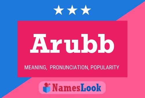 Arubb Namensposter