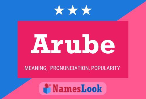 Arube Namensposter