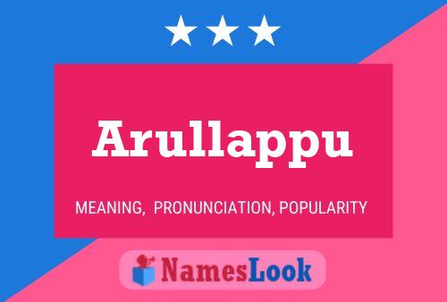 Arullappu Namensposter