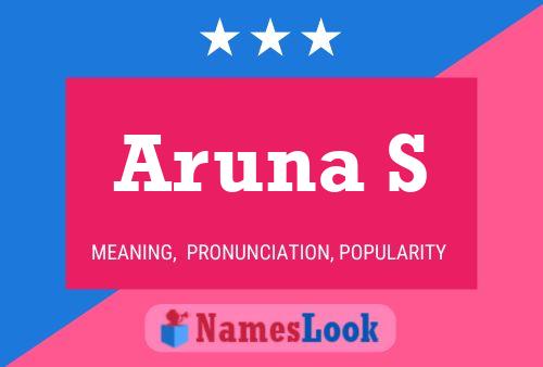 Aruna S Namensposter