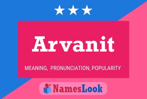 Arvanit Namensposter