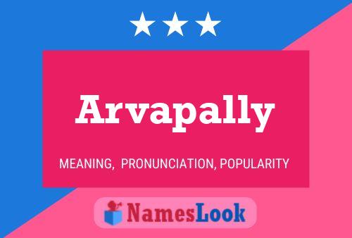 Arvapally Namensposter