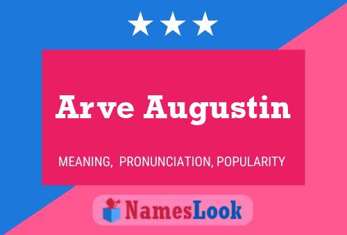 Arve Augustin Namensposter