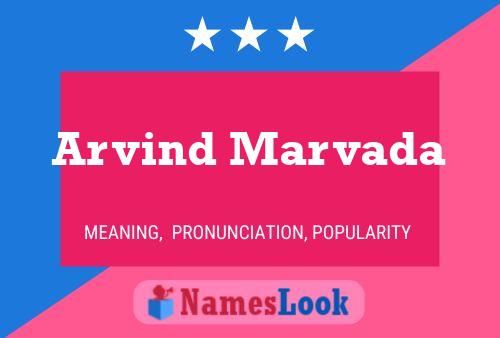 Arvind Marvada Namensposter