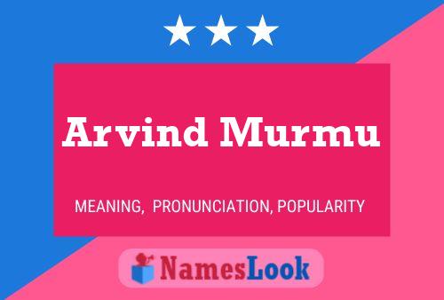 Arvind Murmu Namensposter