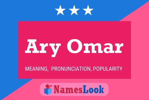 Ary Omar Namensposter