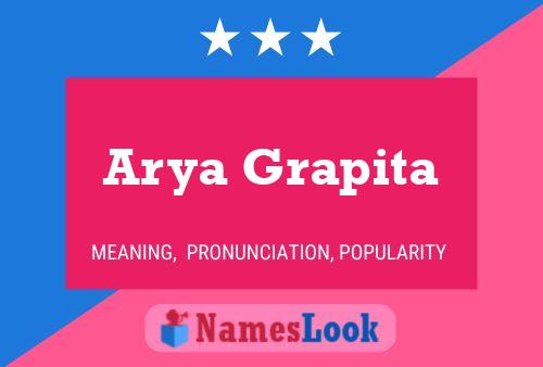 Arya Grapita Namensposter