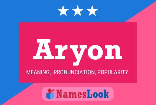 Aryon Namensposter