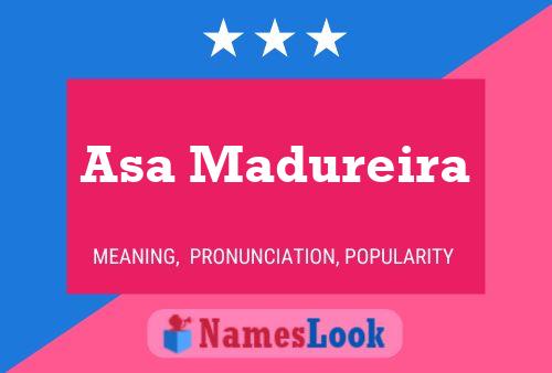 Asa Madureira Namensposter